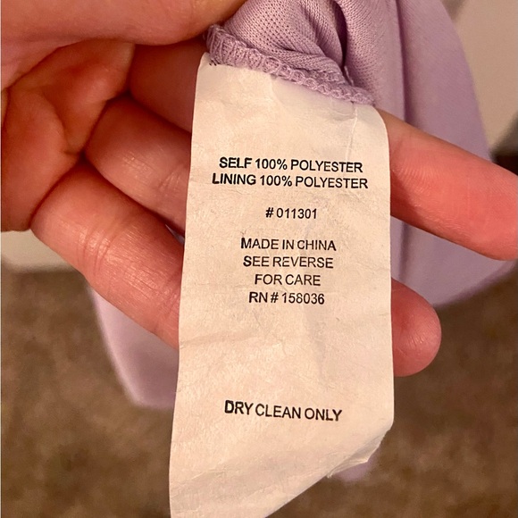 RESERVED LISTING - Birdy Grey Kaia Chiffon Lilac Dress - Picture 6 of 9